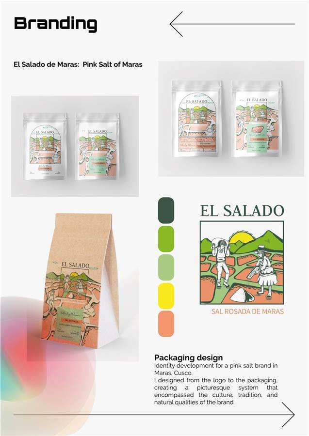 El Salado de Maras — packaging para sal rosada